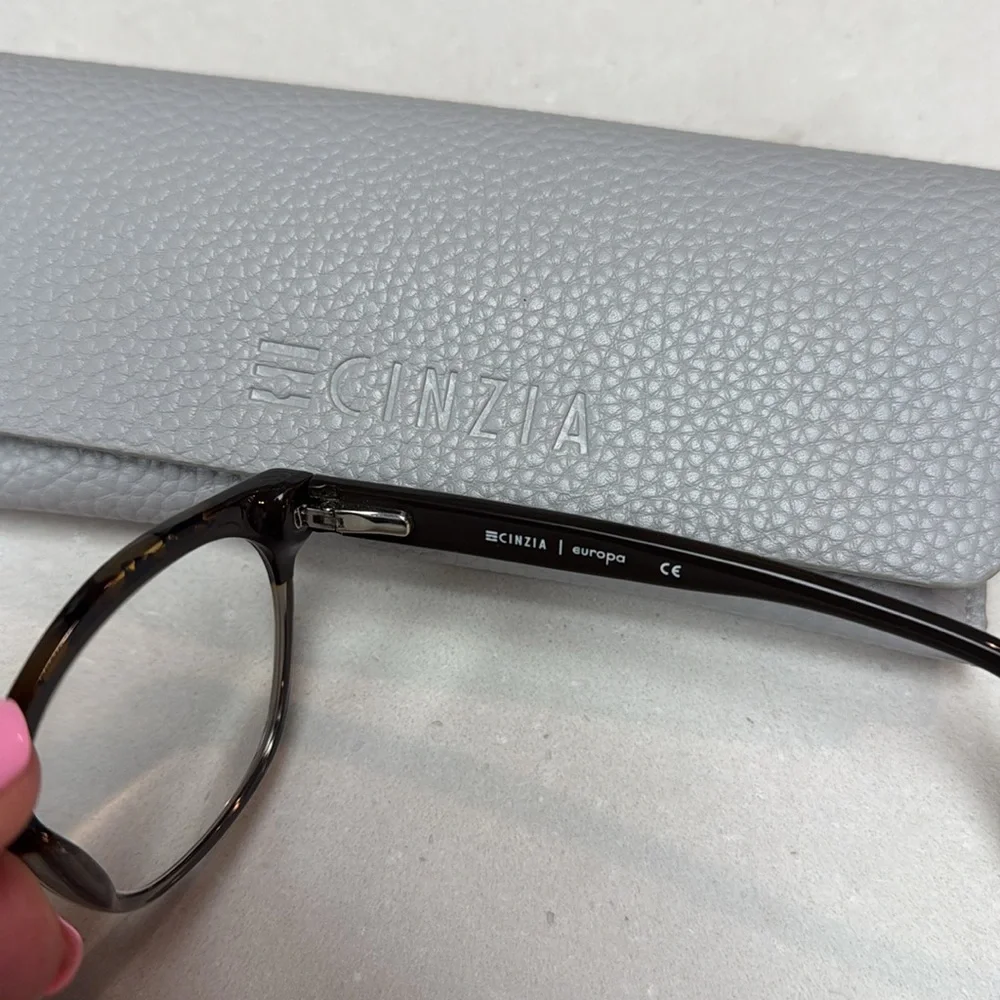 Cinzia Tortoise Eyewear Frames Glasses with Case CIN-5097 - Picture 8 of 8